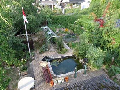 Garten von oben