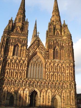 Kathedrale von Lichfield in England